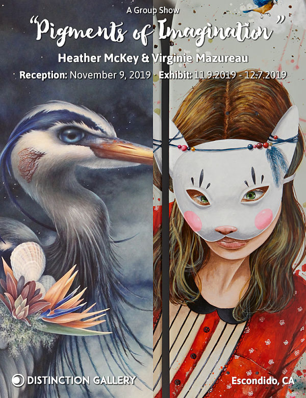 Heather McKey and Virginie Mazereau: 'Pigments of Imagination' at Distinction Gallery