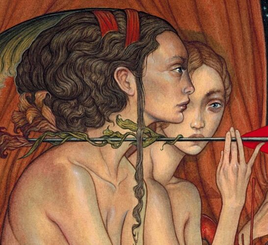 painting by artist jason mowry - Beautiful Bizarre Art Prize Finalist 2019