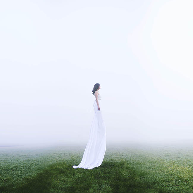 Jovana Rikalo long white dress