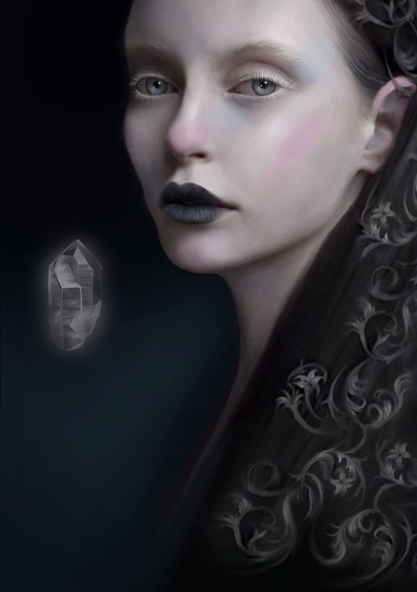 Juliana Loomer dark surrealism digital painting Aeon 