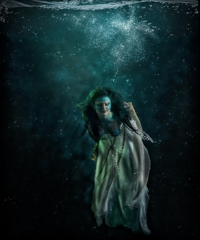 Lorena Cordero Yemaya underwater goddess photography