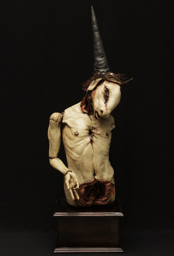 Emil Melmoth anatomical sculpture