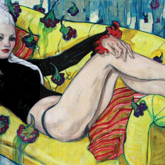 Painting by figurative artist Rebecca Leveille