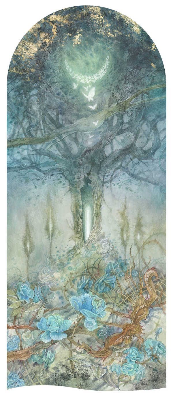 Stephanie Law surreal butterflies painting