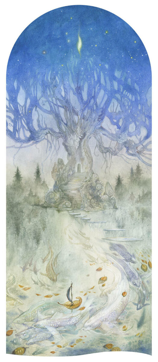 Stephanie Law treehouse painting 