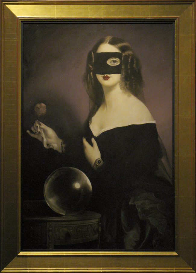 Stephen Mackey blindfold black dress Arcadia Contemporary