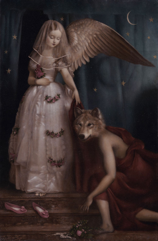 Stephen Mackey angel and wolf Arcadia Contemporary The Pantomimers