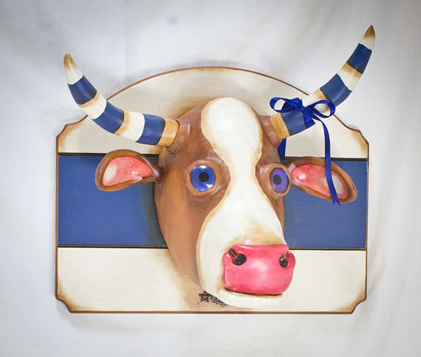 Valency Genis surreal cow animal hybrid sculpture 