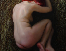 nude painting by artist brianna lee