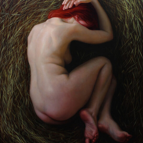 nude painting by artist brianna lee
