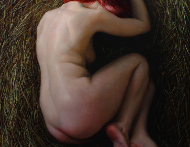 nude painting by artist brianna lee