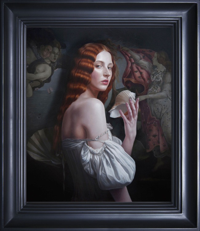 Mary Jane Ansell red hair woman painting 
