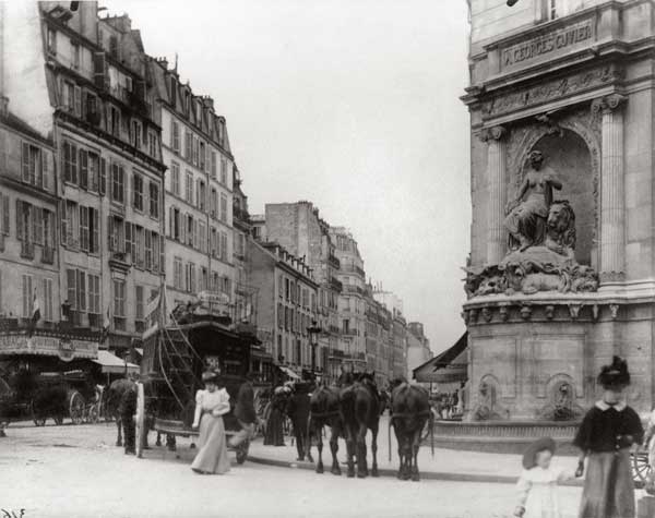 Old photography of Paris