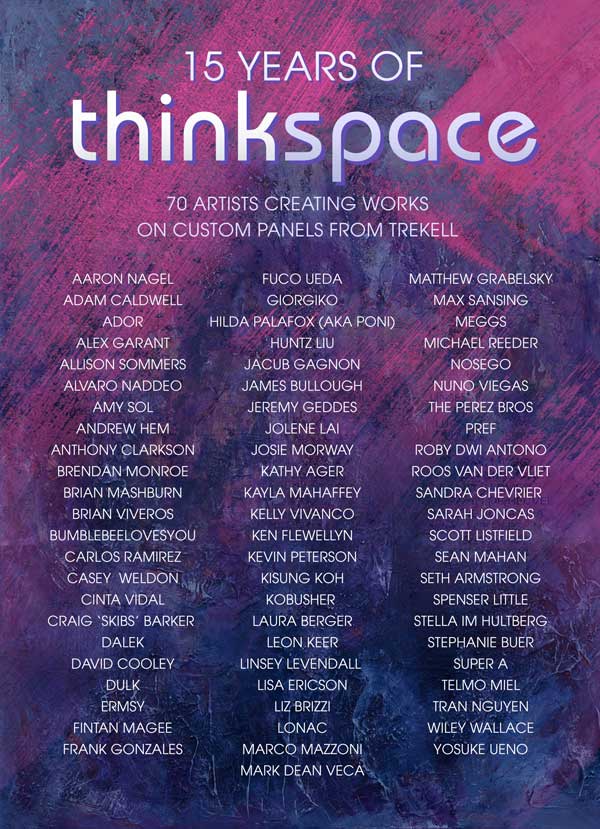 Thinkspace 15 Years exhibition artists