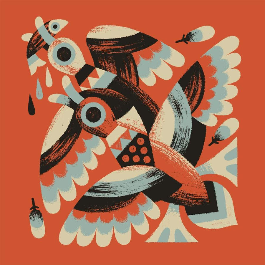 Brett Stenson screenprint Talon Gallery