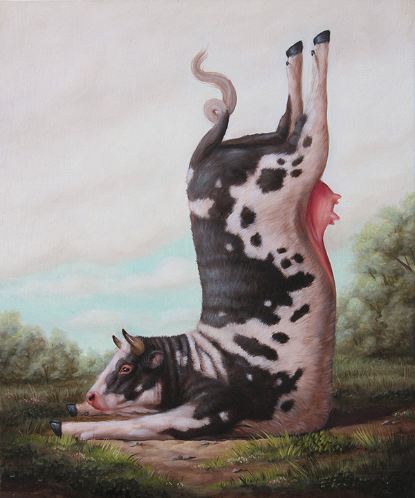 Bruno Pontiroli_Cow doing yoga