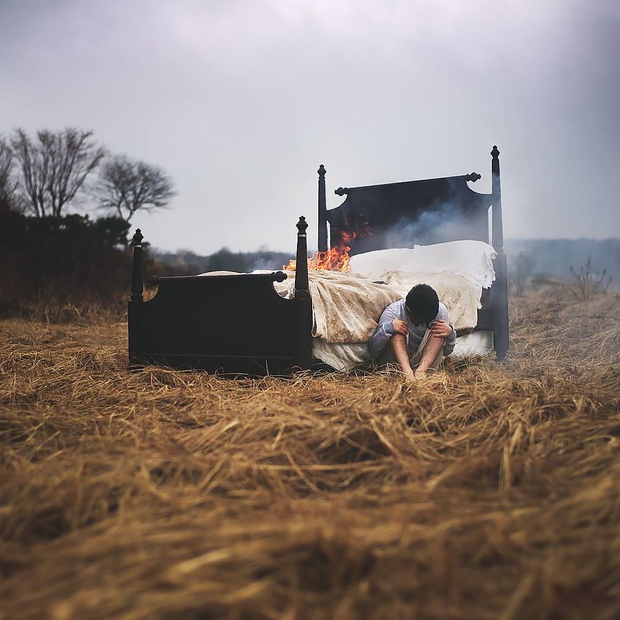 Nicolas Bruno dark art surreal portrait photography 