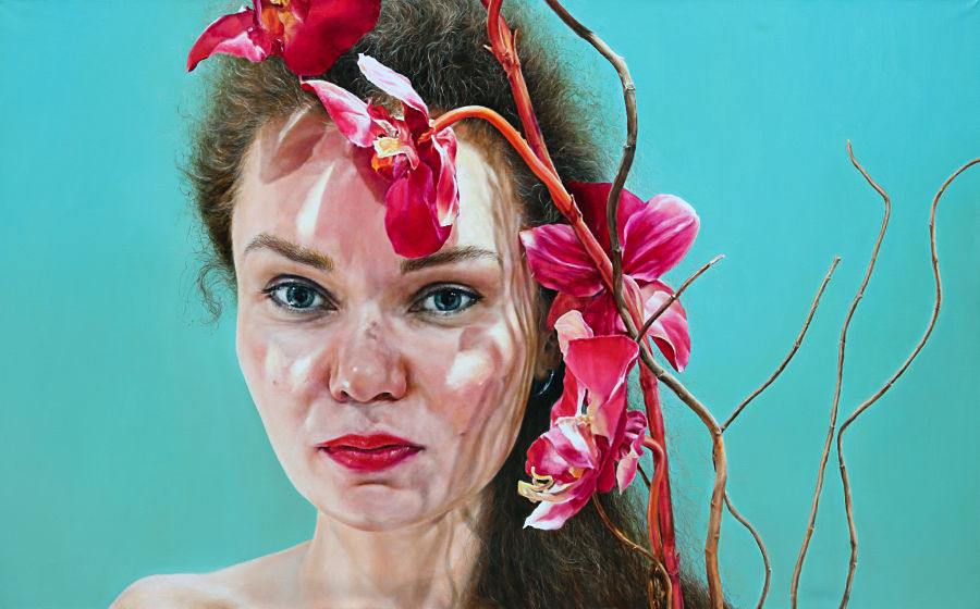 Arina Gordienko Orchid (Portrait of Viktoria) 'The Creator and The Muse'