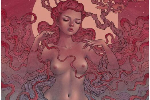 Audrey Kawasaki - to be yours - nude art painting