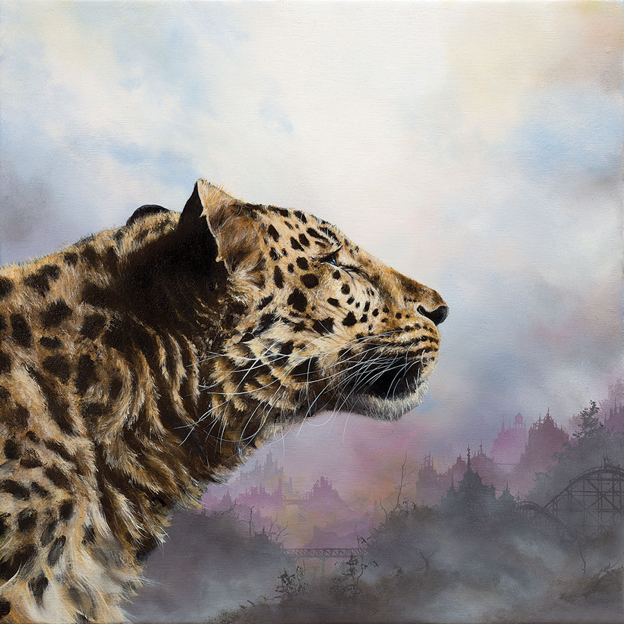 Brian Mashburn's painting of a tiger 
