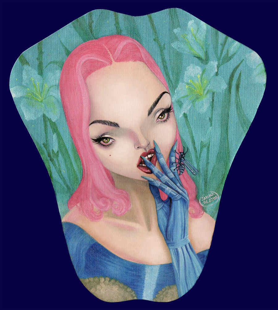 Janka Creator ANATOMICA pinup painting