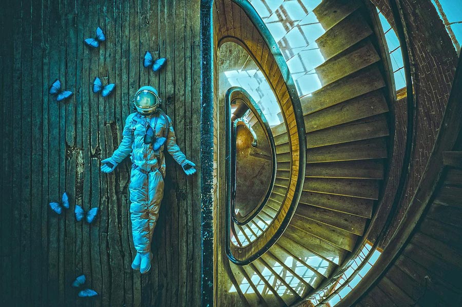 Karen Jerzyk cosmonaut conceptual photo