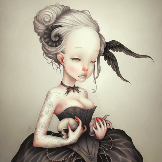 Lostfish - Beautiful Bizarre art magazine - digital painting