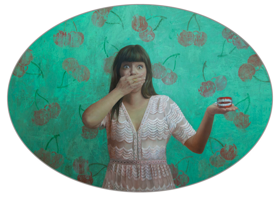 Shana Levenson - "Don't Speak" figurative painting 