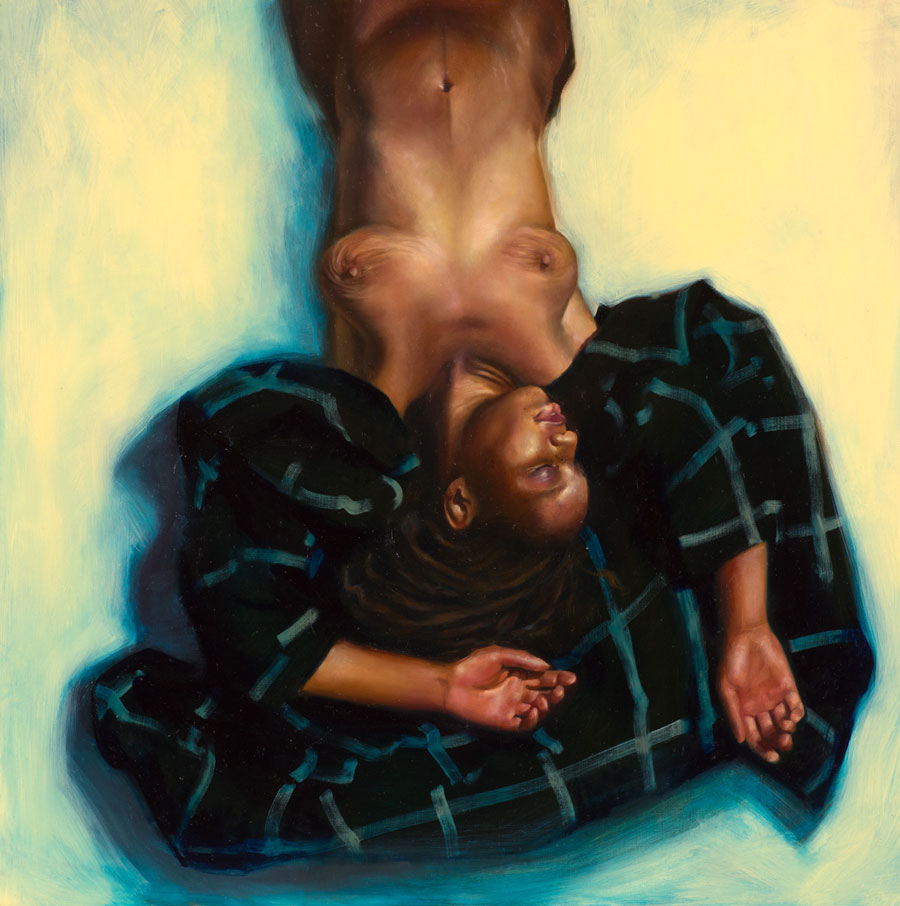 Zienna Brunsted Stewart - "Tiger Stripes" nude painting 