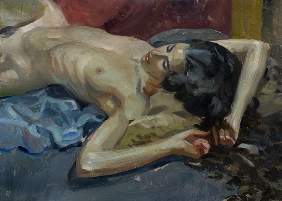 Kai Carpenter nude painting Modern Eden Gallery  