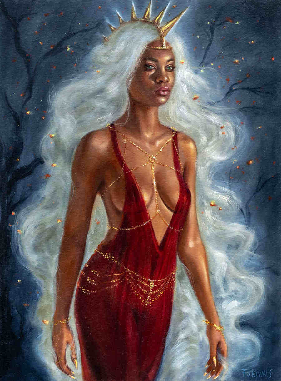 Foksynes Hecate goddess painting