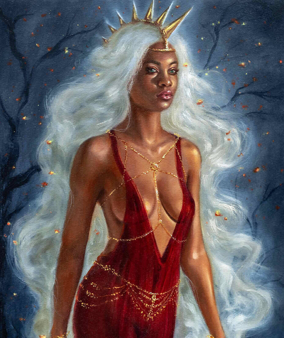 Foksynes Hecate goddess painting
