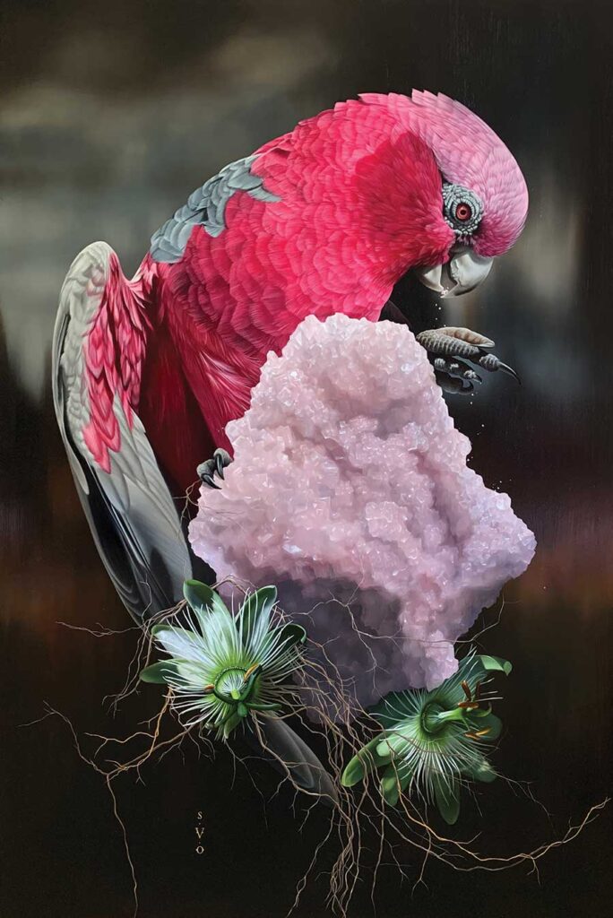 josie morway - realism bird painting