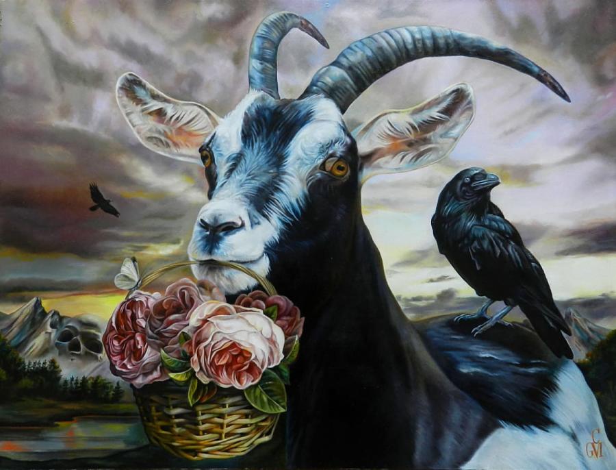 Claudia Griesbach-Martucci painting Allegory show Haven Gallery 