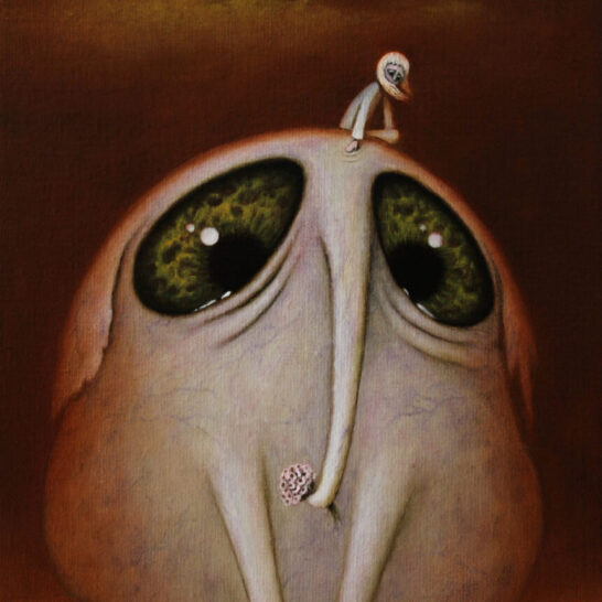 August-Vilella - The elephant - pop surrealism painting