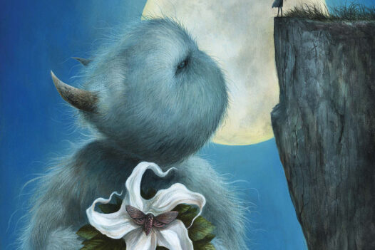 Dan May Moon painting