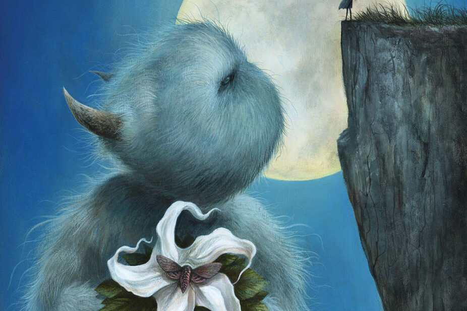 Dan May Moon painting