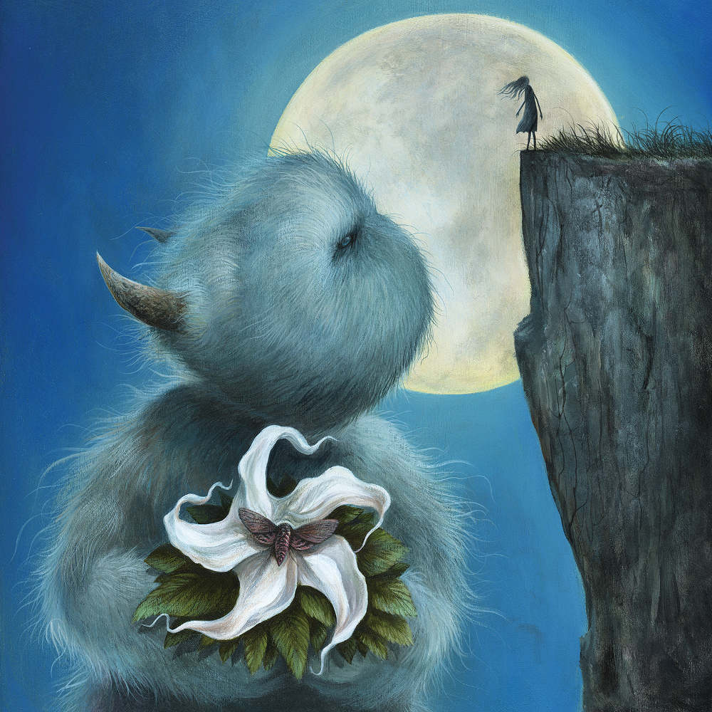 Dan May Moon painting