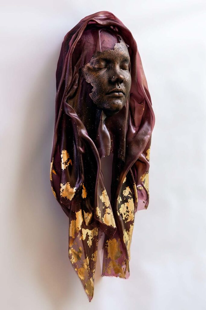Allyson Bode veiled lady sculpture Yasha Young 