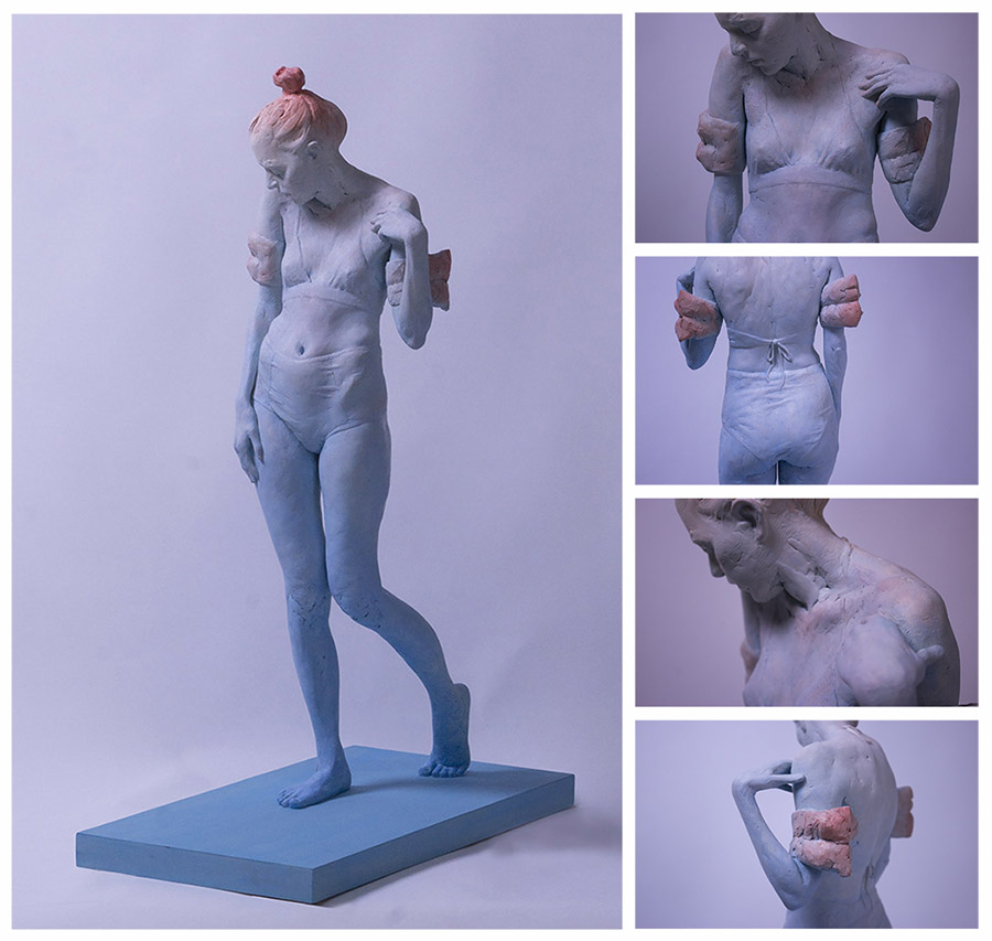 Brittany Ryan swimmer sculpture Yasha Young 