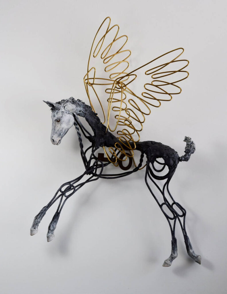 Susie Benes horse sculpture