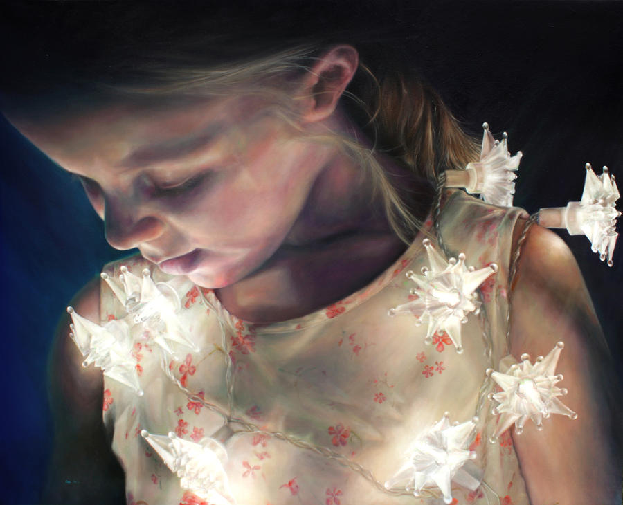 Julian Clavijo fairy lights portrait Beautiful Bizarre 