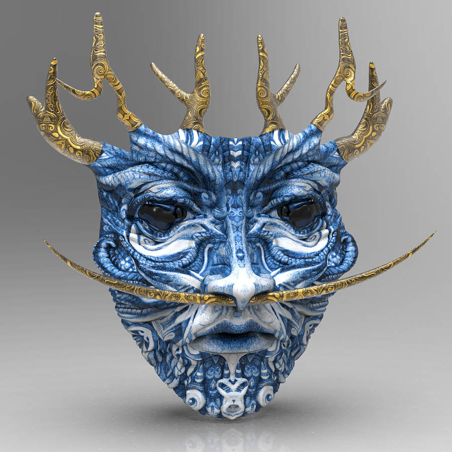 Jerry Sullivan digital 3D mask