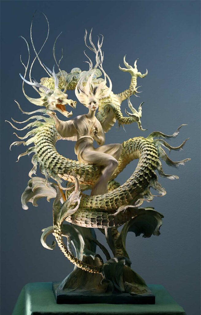 Forest Rogers dragon sculpture Yasha Young 