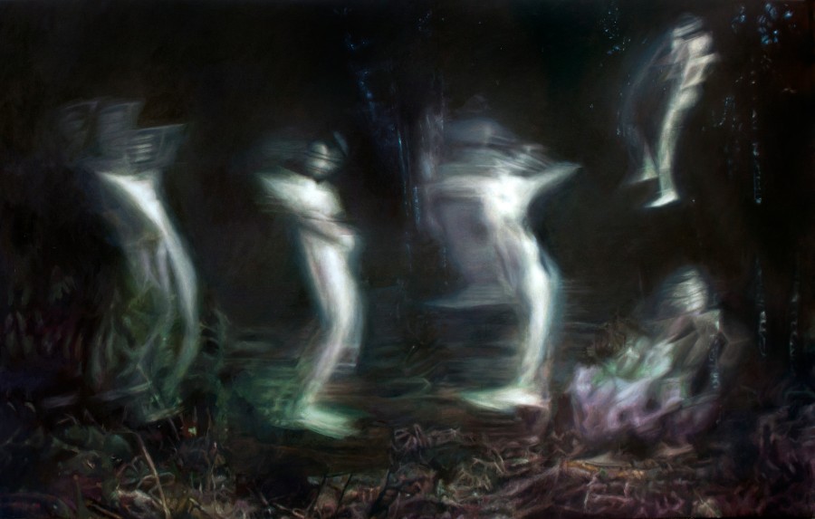 Diego Palacios Dark Surrealism Oil Painting