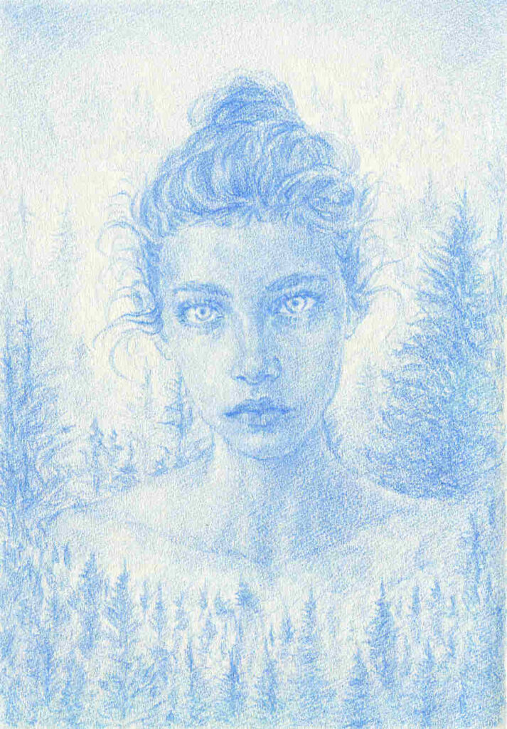 Uniquelab forest blue portrait