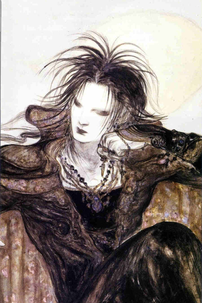 Yoshitaka Amano Morpheus illustration painting