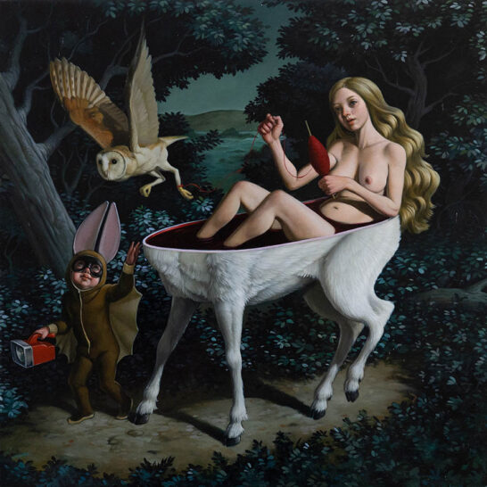 Erik-Thor-Sandberg-midnight-garden-surreal-painting