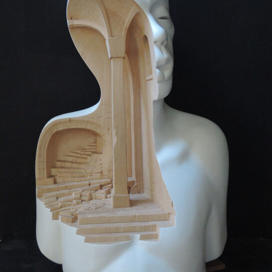 Richard Stipl surreal sculpture