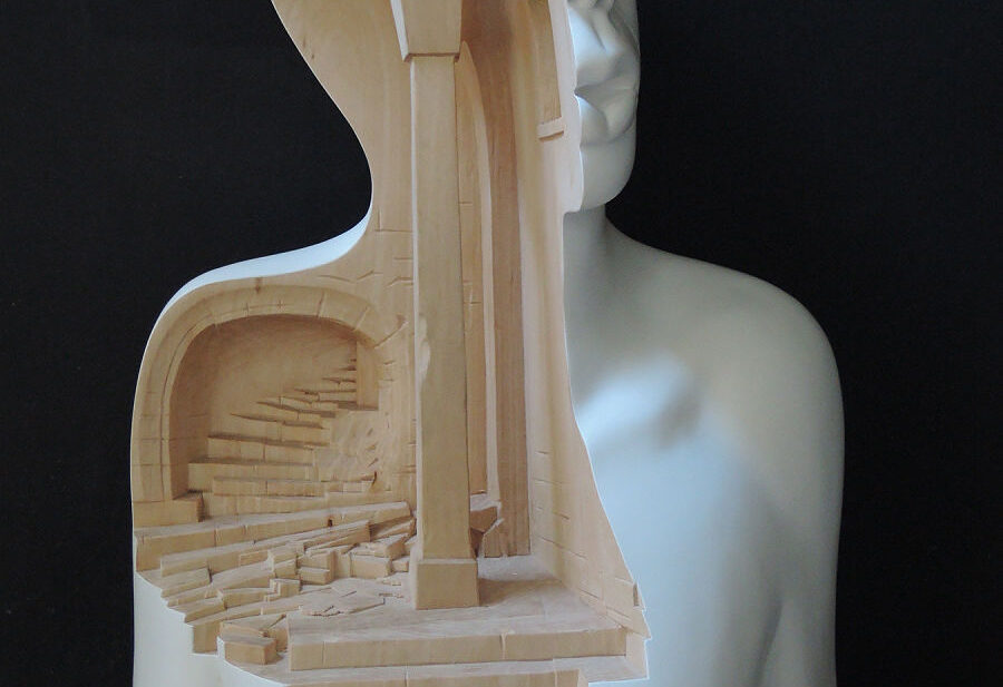 Richard Stipl surreal sculpture